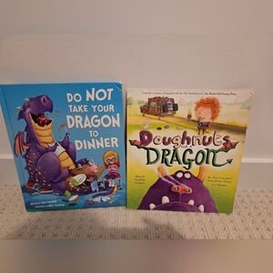 Bundle - 2 X Funny Dragon Themed Kids Books
